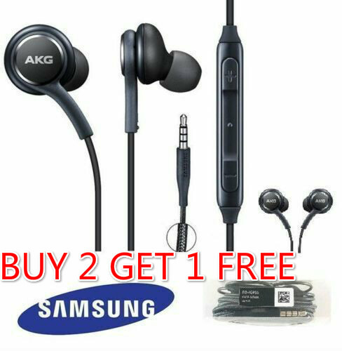 NEW AKG EO-IG955 3.5mm Headset auricolare Headphone Cuffie For Samsung S8 S9 S10 - Zdjęcie 1 z 8