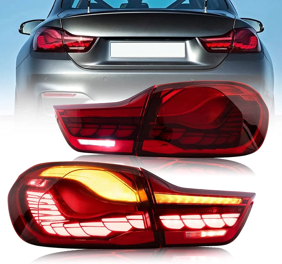 BMW F32 F33 F36 F82 F83 RED VLAND OLED LED CS STYLE TAIL REAR LIGHTS LAMPS