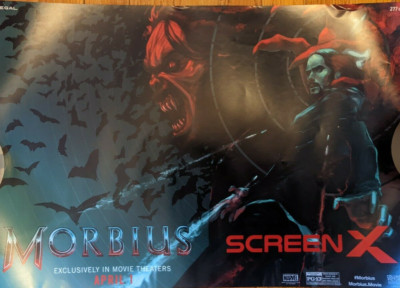 Marvel s Morbius Screen X Regal Cinema Art Print Numbered Poster 13X19 New