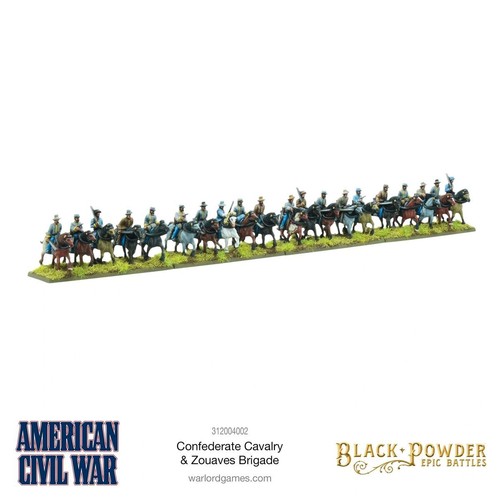 BP Epic Battles American Civil War Confederate Cavalry & Zouaves Brigade - Picture 5 of 10