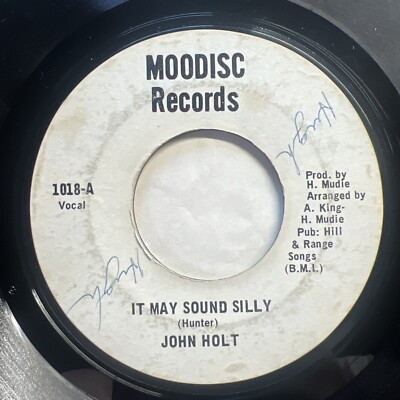 John Holt - It May Sound Silly 45 Moodisc Jamaica 