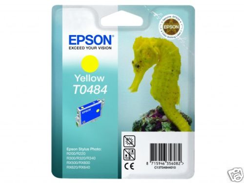 Cartouche Epson T0484 jaune pour remplacer votre encre vide sans bavure sur vos photos