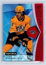 Luke Evangelista 2023-24 Upper Deck Synergy Red Codes RC Nashville Predators #85