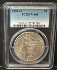 1899-O Morgan Silver Dollar PCGS MS61 Nice Looking