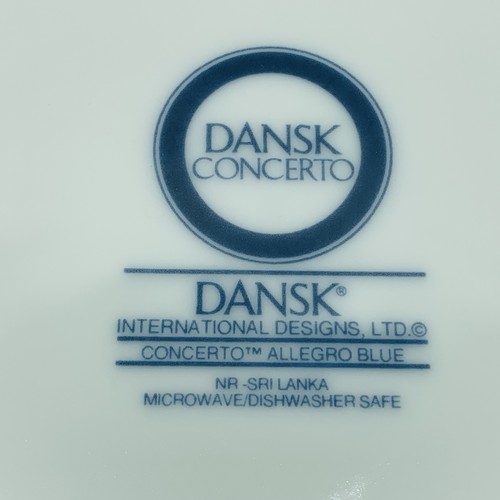 2er Set Dansk Concerto Allegro blau - 6,75" Obst-/Müslischalen mit Rand 16 Unzen - Bild 3 von 18