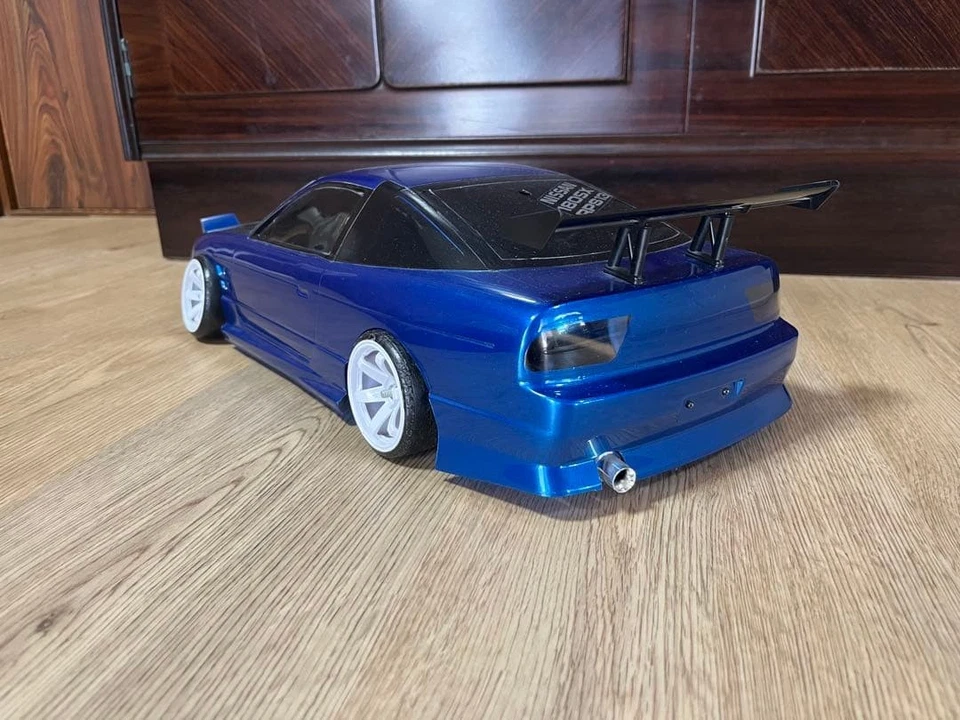 Gebrauchtes 180SX RC Radio Control Drift Car mit Yokomo Karosserie Street Version (Hobby) - Bild 3 von 4