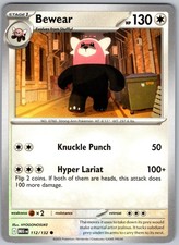 Bewear 112/132 Common Mega Evolution Pokemon Near Mint
