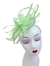 Fascinator Wedding Hat Race Occasion Headband Clip Flower Hat Feathers Ascot UK