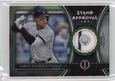 2020 Topps Tribute Stamp of Approval Relics Green /99 Aaron Judge #SOA-AJ 1ly0