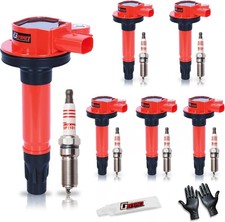 Set of 6 Upgraded Ignition Coil Pack and Spark Plug 2011-2020 for Ford F150 Expe