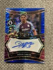 2024â25 Panini Select Premier League Blue Pulsar Auto Diego Carlos Aston Villa