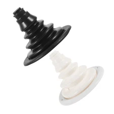  2pcs Marine Cable Boot Sleeve - Silicone Plastic Wiring Hole Covers Yacht