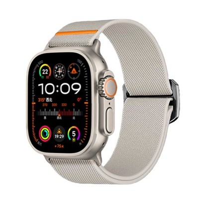 Stretchy Elastic Nylon Band Sport Strap For Apple Watch Series 10 9 8 7 6 Ultra2
