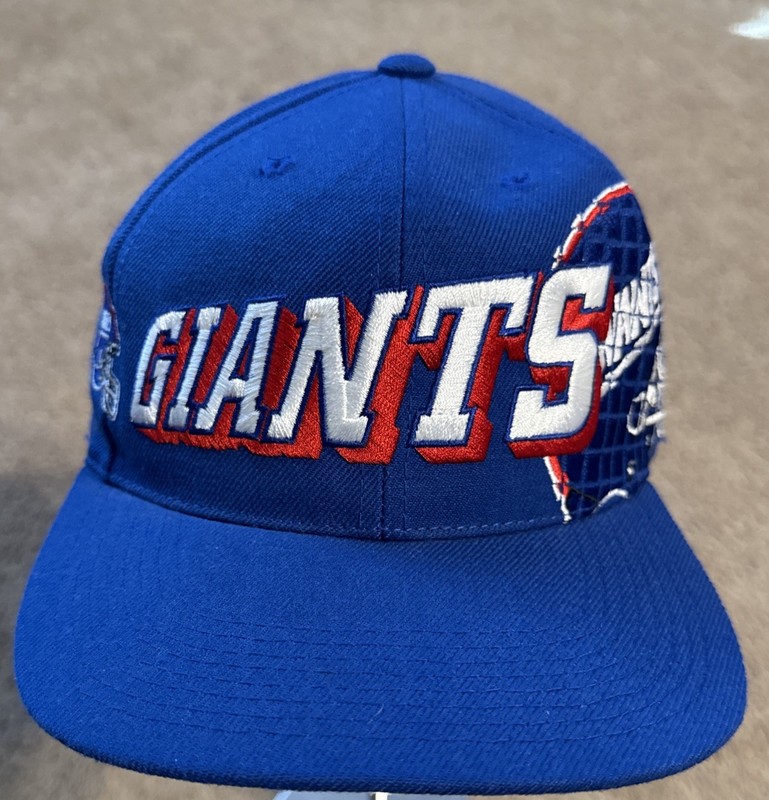 Vintage NFL New York Giants Shadow LaserLine Sports Specialties Pro Snapback Hat