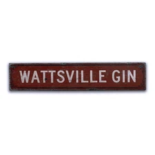 Custom Gin Distillery - Rustic Handmade Vintage Distressed Wood Sign