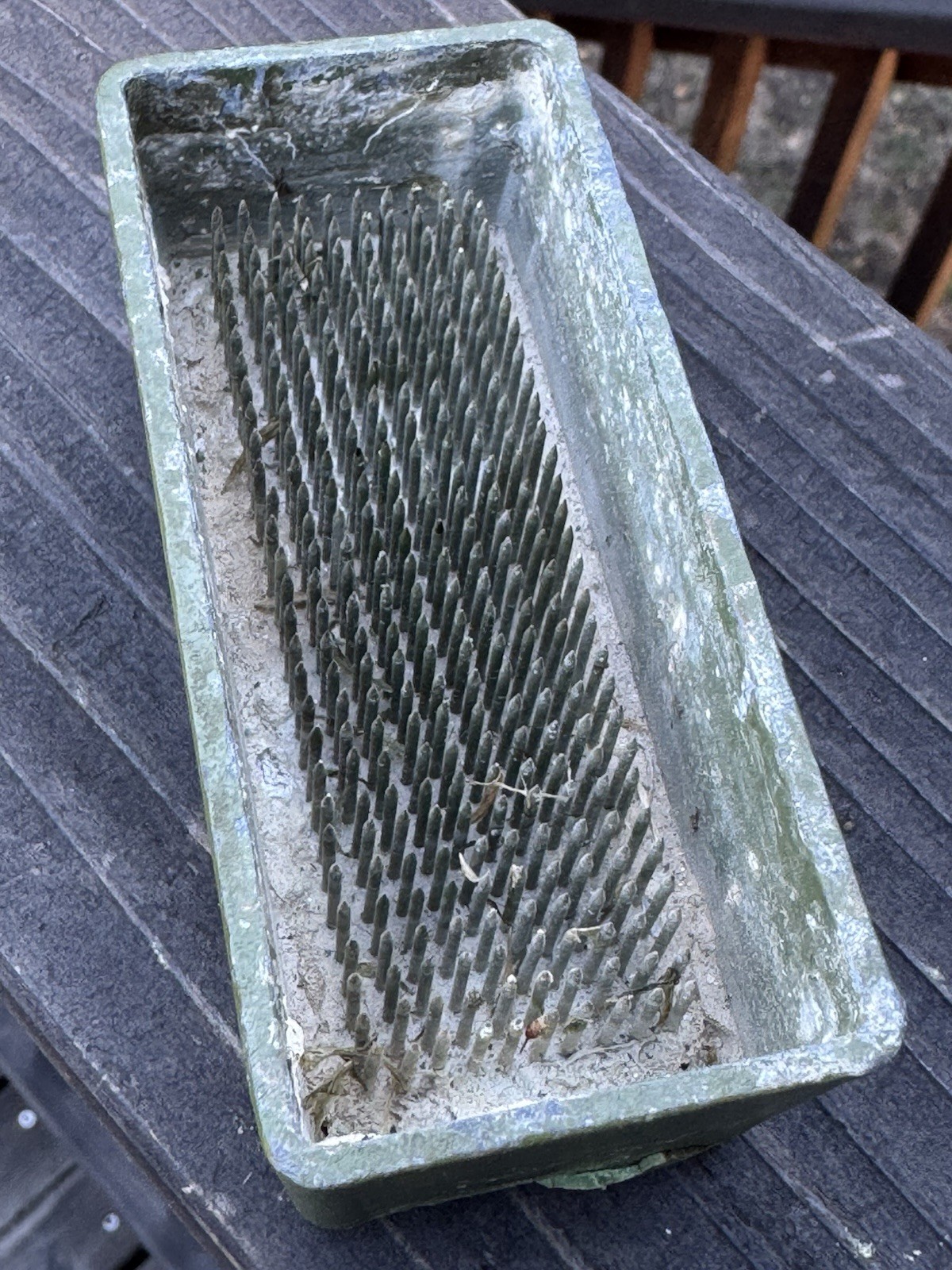 Vintage Metal Pin Spike Flower Frog Arranger Approx 5.5” X 2” 1 & 5/8” / 2 Lbs