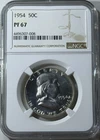 1954 50C Proof Franklin Half Dollar NGC PF67