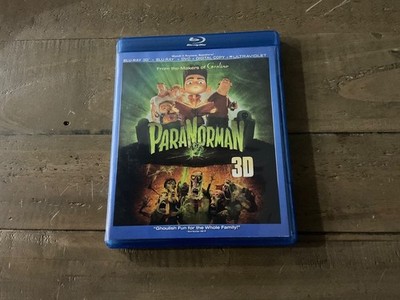 ParaNorman 3D (Blu-ray 3D+2D/DVD, 2012) Laika Kendrick Affleck Mann Goodman