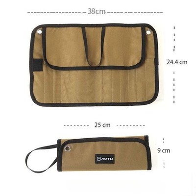 Reisefreundliches 304 Edelstahl Besteckset mit schützender Rolltasche