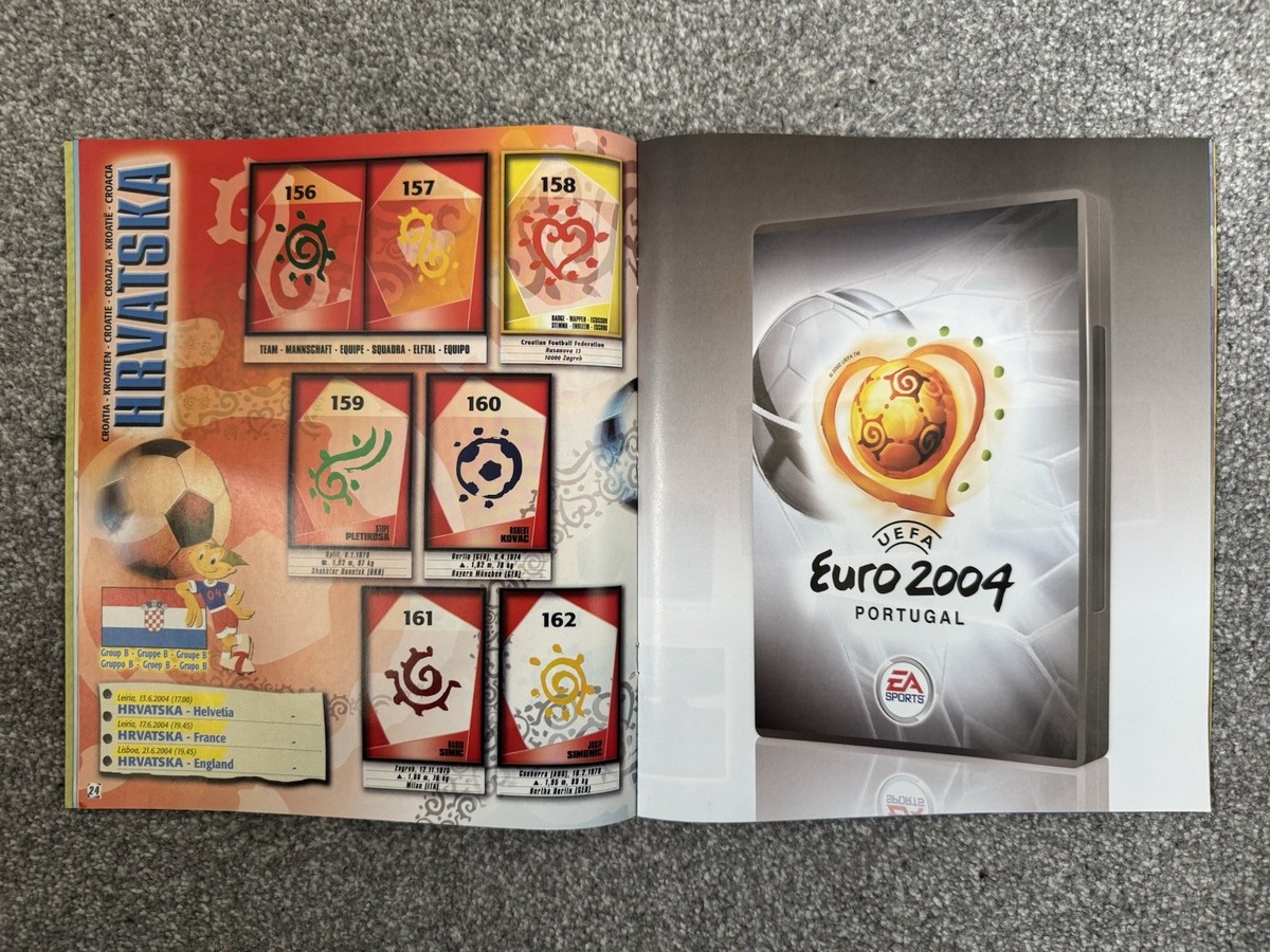 Panini Euro 2004 - Sticker Album + 118 Stickers. Includes Rooney