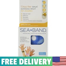 Sea Band Child Wrist Band - Natural Motion Sickness Relief - Assorted Colors