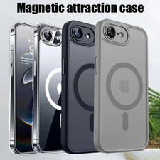 For iPhone 17e Case 16e Phone Cover Magnetic Frosted Hard Shockproof Back Cover