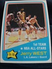 1972-73 Topps - All Star Jerry West, Wilt Chamberlain #164. HOFers. EX+
