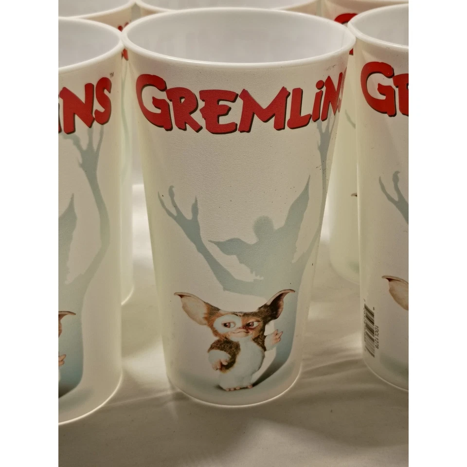 Vintage Gremlins Movie Plastic Cup Set 80s Novelty Drinkware Tumblers - Image 4 of 4