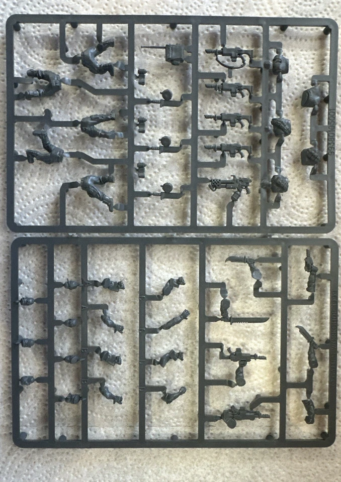 Warhammer 40k Astra Militarum Catachan Jungle Fighters (10) Nuevo de Lote Antiguo con Caja Abierta Foto 4 de 4