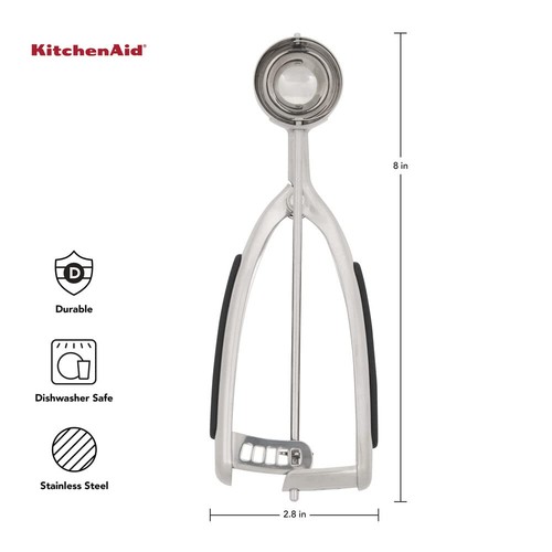 KitchenAid Cookie Dough Scoop Set, 3er Set, schwarz  - Bild 4 von 7
