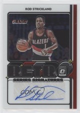 2020 Panini Donruss Optic Retro Series Signatures 16/99 Rod Strickland Auto ni4