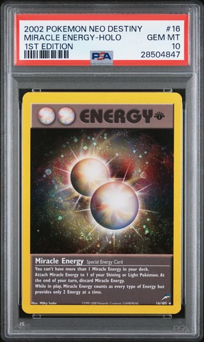 Miracle Energy (1st Edition) graded PSA 10 for sale on eBay