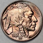 1938-D Buffalo Nickel / SUPERB GEM BU Coin.