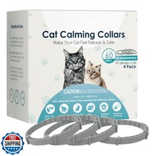 Calming Collar for Cats 4 Pack, Cat Calming Collar, Cat Pheromone collar for