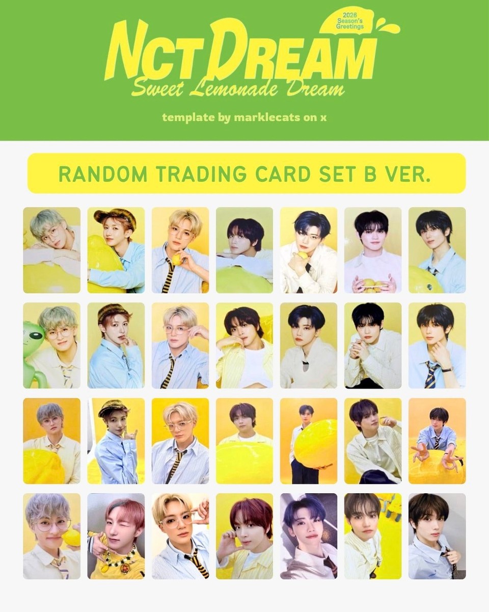 NCT DREAM SEASON'S GREETING 2026 SWEET LEMONADE DREAM OFFICIAL