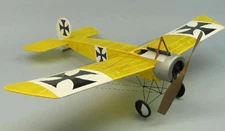 30" Wingspan Fokker Eindecker EIII Rubber Pwd Aircraft Laser Cut Kit