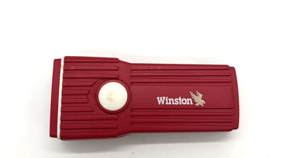 Vintage Winston Racing Cigarettes Rayovac Branded Flashlight Working-TESTED WORK