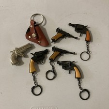 Set of 6 Vintage Victory Mini Keychain Cap Nichols Buccaneer