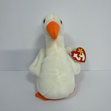 Ty Beanie Babies Gracie the Swan Rare Retired Collectable PVC Pellets 1996