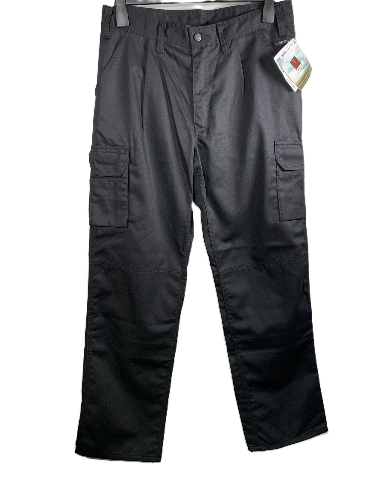 Mascot Pasadena Men's W34.5 Reg Black Work Trousers Knee Pad Pocket New