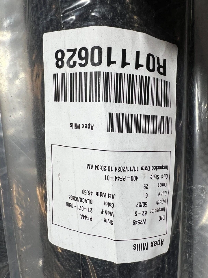 Black Fishnet Netting by the Yard Round Mesh Pattern, 120" WIDE MADE IN THE USA - Image 2 of 2