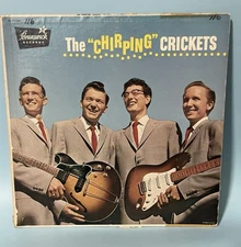 BUDDY HOLLY - “The Chirping Crickets” 1957 Yellow Label Promo ULTRA RARE!!!
