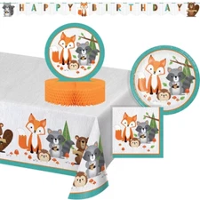 Creative Converting Wild One Woodland Party Kit 27ct
