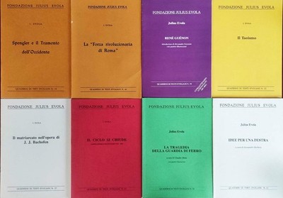 Julius Evola - Lot von 8 evolanischen Textheften - 1981-2002