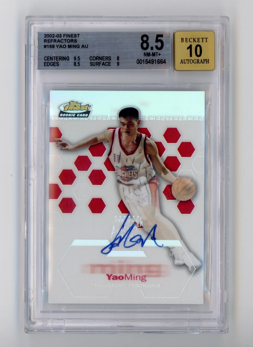 Yao Ming 10 Graded Basketball Autographed Sports Trading Cards