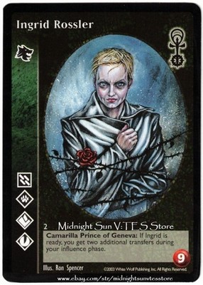 Ingrid Rossler Gangrel Anarchs V:TES VTES Vampire CCG