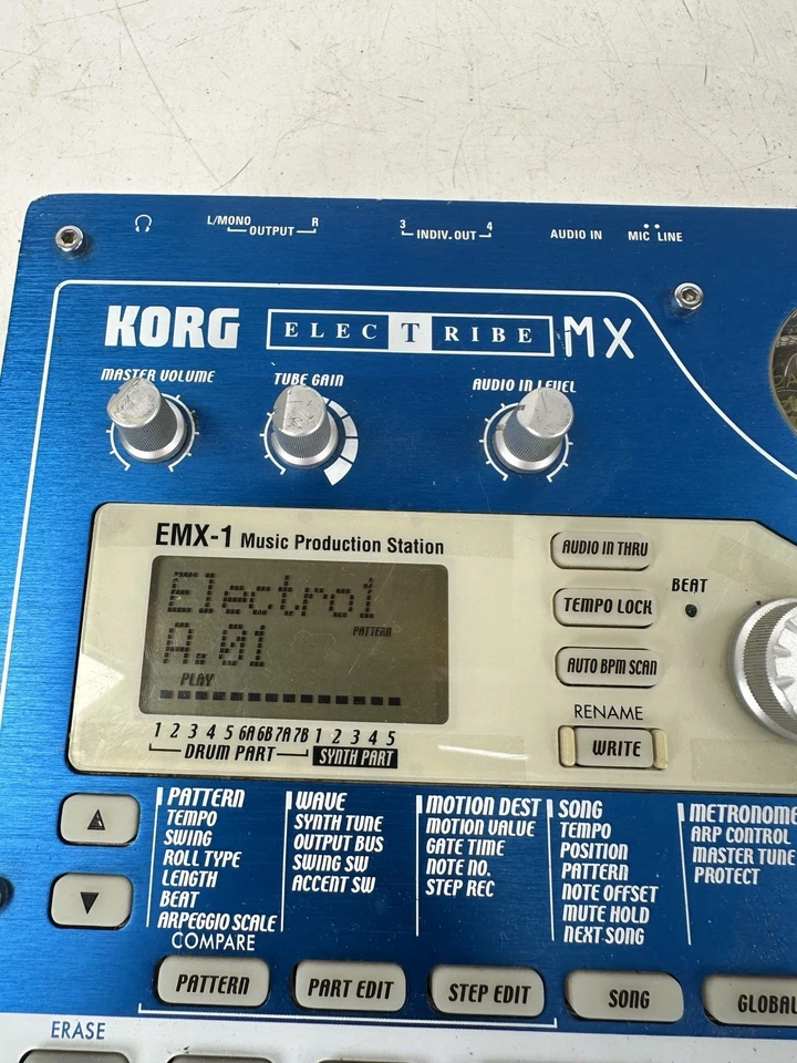 Korg Electribe EMX-1SD MX Music Production Station w/Adapter Touchy Selector - Image 4 of 4