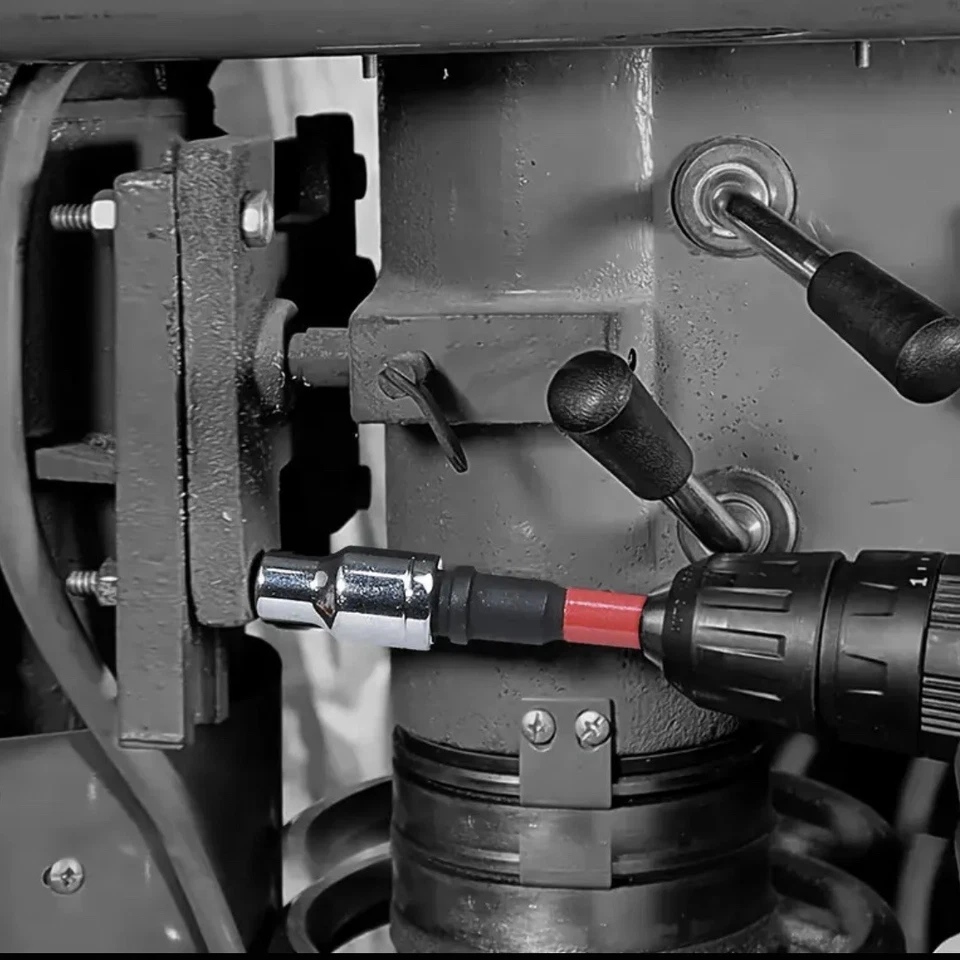 Stecknuss Bit Adapter Sechskant-Antrieb auf 1/4", 3/8", 1/2" Vierkant-Abtrieb - Bild 2 von 4