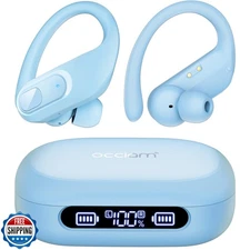 occiam Wireless Earbuds Bluetooth Headphones Ear Buds 96Hrs Playback Sport Ov