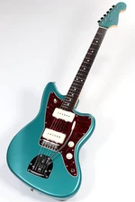 Fender FSR Hybrid II Jazzmaster Satin Ocean Turquoise Metallic Matching Head